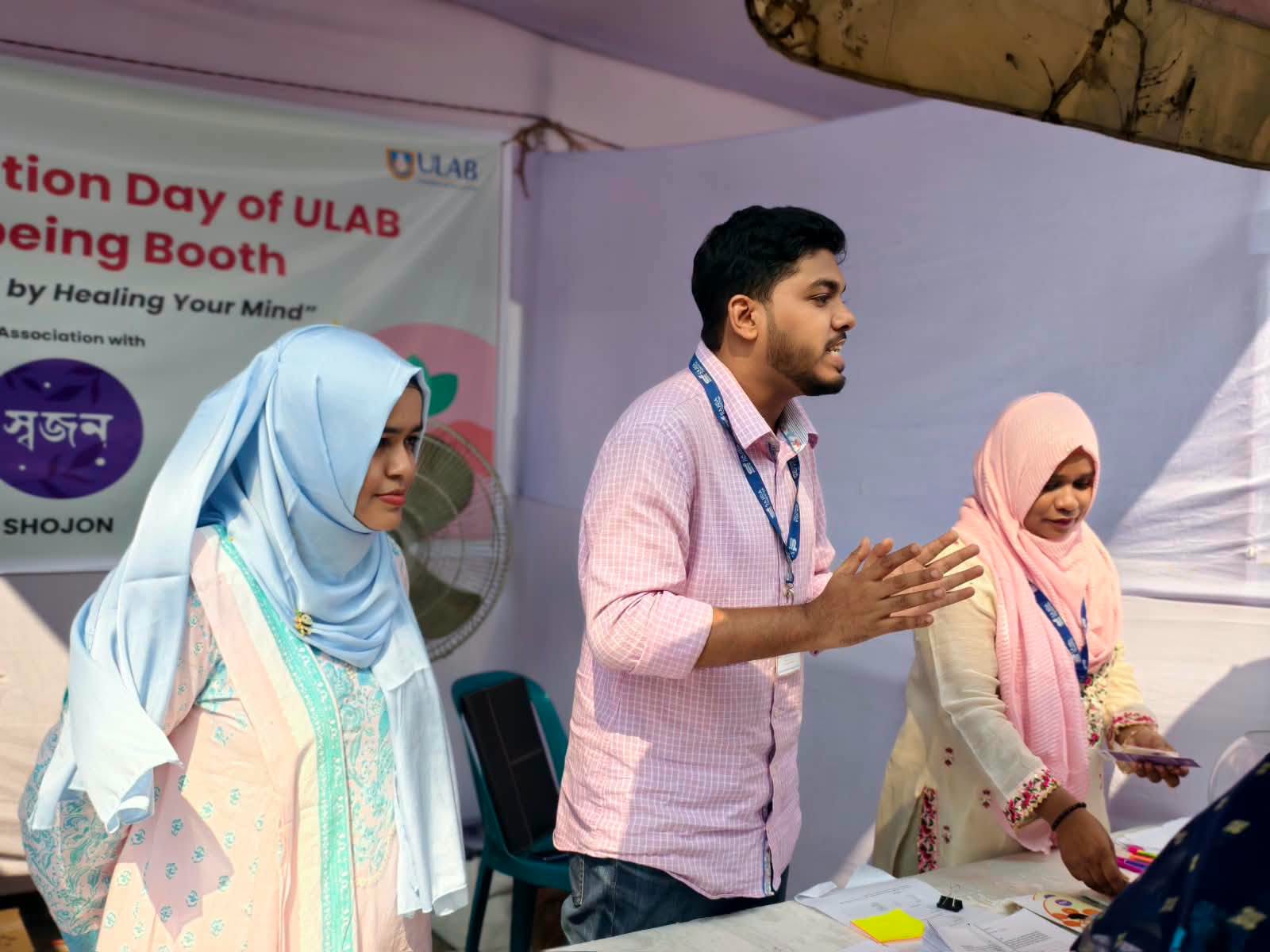 SHOJON Promotes Mental Health Awareness at ULAB Foundation Day Celebration